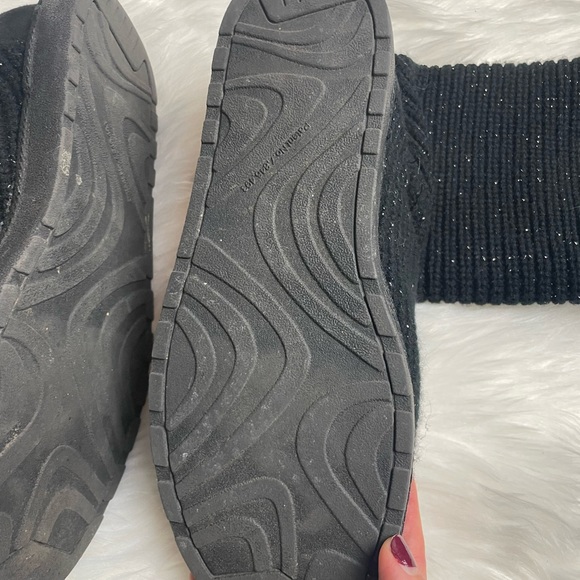 Women’s SO Black Sparkly Sweater Boot Size 9M - Picture 6 of 9